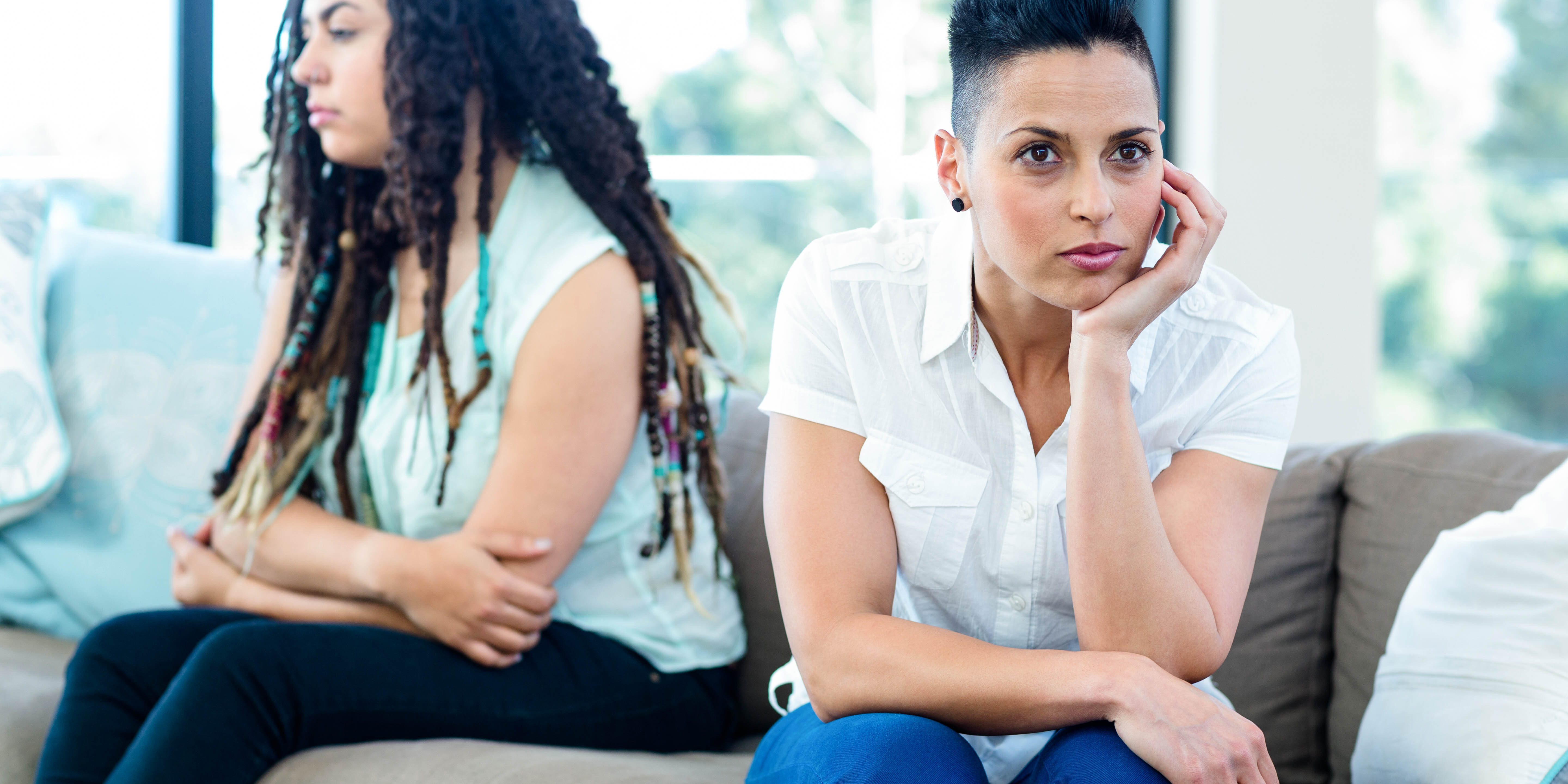 Unhappy Lesbian Couple
